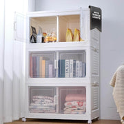 Stackable Storage Bins | Collapsible Organizer | Cabinet