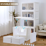 Stackable Storage Bins | Collapsible Organizer | Cabinet