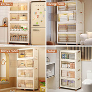 Stackable Storage Bins | Foldable Organizer | Cabinet Box