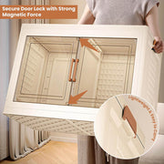 Stackable Storage Bins | Foldable Organizer | Cabinet Box