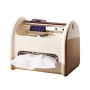 Tissue Box Cover & Napkin Holder for Home, Office Desk Accessories Table Caddy Bedside Nightstand Organizer | Modern Car Tissue Holder for Living & Drawing Room, Bathroom & Living Room