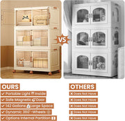 Stackable Storage Bins | Foldable Organizer | Cabinet Box