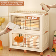 Stackable Storage Bins | Collapsible Organizer | Cabinet